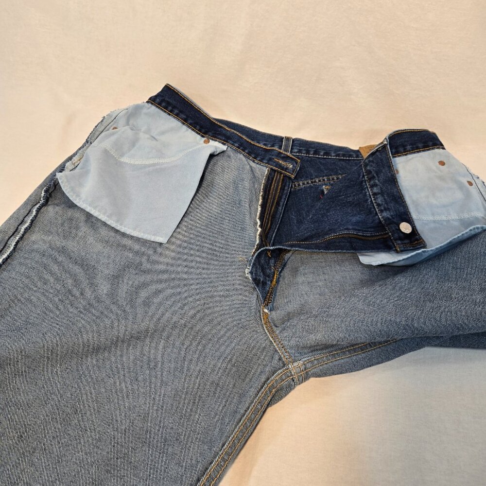 USA Vintage LEVI'S 550 Relaxed Fit Tapered Leg Hi-Rise Women's Plus Size 24 W M. - Picture 9 of 16